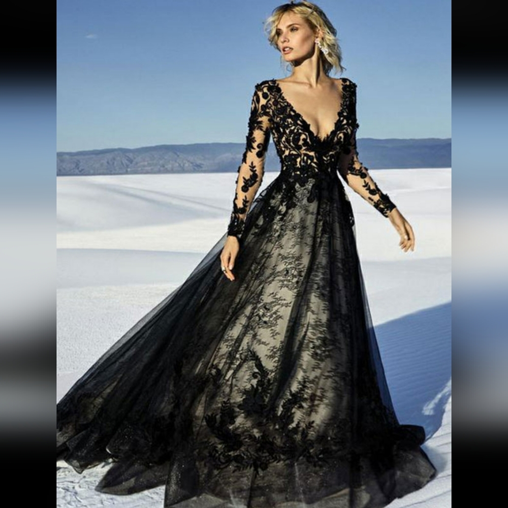 Black wedding dress
